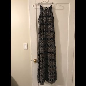 Long Boho Halter Dress